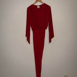 MISA Red Modal Dress sz M